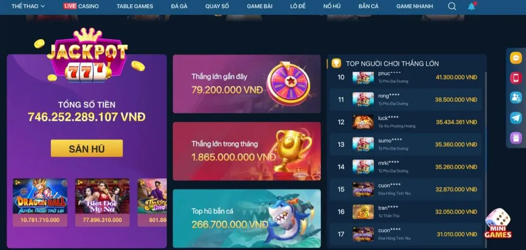 Tin tức nổ hũ 100win
